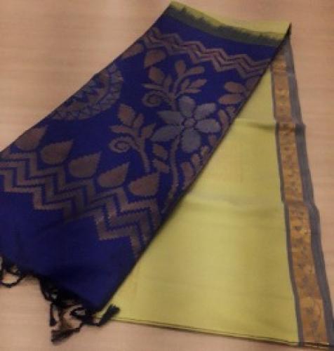 SOFT SILK SAREE WITH BLOUSE